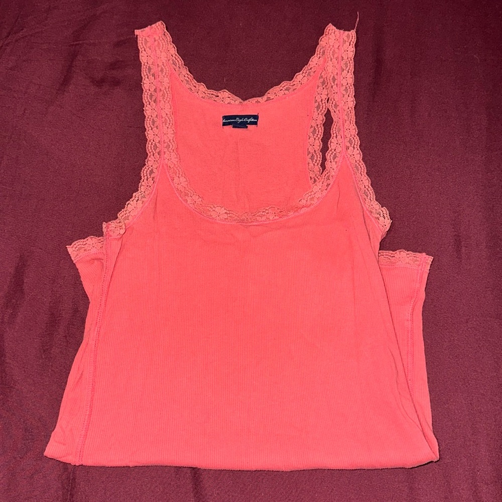 Pink American Eagle Tank Top